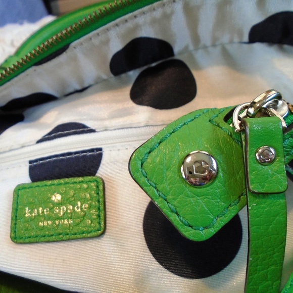 Kate Spade Southport Stevie Bag Green Leather - Picture 7 of 8